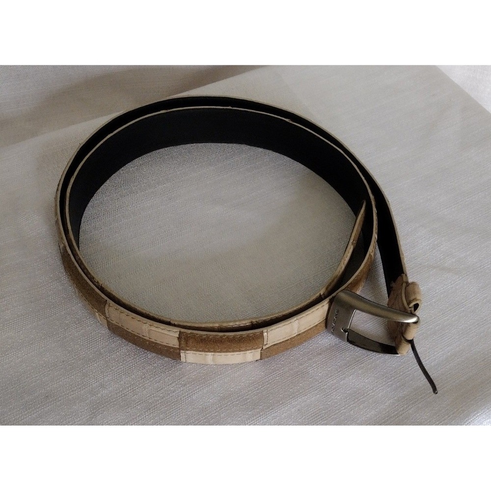 Stacy Adams Two-Tone Leather/Suede Belt (Size 48) – Brown/Tan